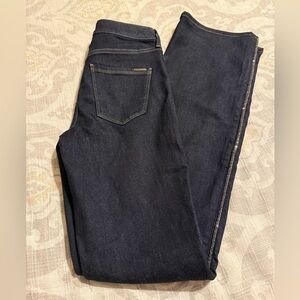 NWT WHBM High Rise Sculpt Embellished Flare skinny Jeans 0L